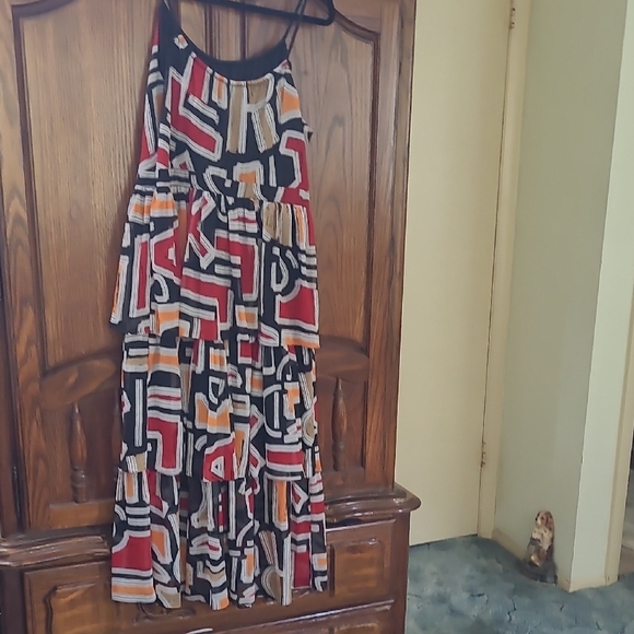 Karl Lagerfeld Dresses & Skirts - Karl Lagerfeld Red and White Halter Sundress